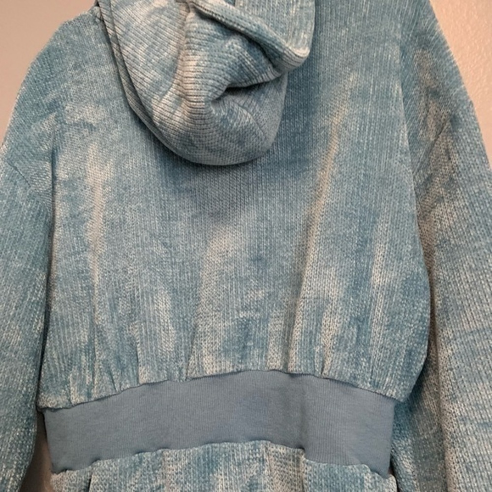 Fashion Nova Weekend Vibe Chenille Sweatshirt Dress - Blue - Picture 13 of 16